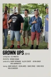 plakat-grown-ups-duze-dzieci-vintage-retro-50x40-cm