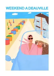 plakat-francja-kobieta-retro-vintage-50x40-cm