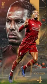 plakat-virgil-van-dijk-liverpool-fc-50x40-cm