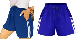 sportowe-spodenki-damskie-z-lampasem