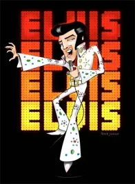 plakat-elvis-presley-karykatura-50x40-cm