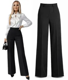 eleganckie-spodnie-damskie-szerokie-nogawki-kant-wysoki-stan-44-eliza
