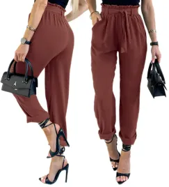 spodnie-damskie-eleganckie-cygaretki-wysoki-stan-pasek-modne-stylowe-sale