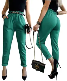 eleganckie-spodnie-damskie-cygaretki-modne-wygodne-wysoki-stan-sale