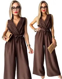 czekoladowy-elegancki-kombinezon-damski-szerokie-nogawki-46-iris-plus-size
