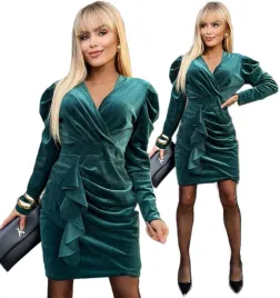 elegancka-welurowa-sukienka-damska-kopertowa-zabot-wesele-kelly-sale