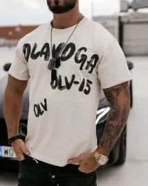 t-shirt-meski-olavoga-drip-bezowy