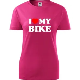 damska-koszulka-z-nadrukiem-rowerowa-i-love-my-bike-prezent-dla-rowerzystki