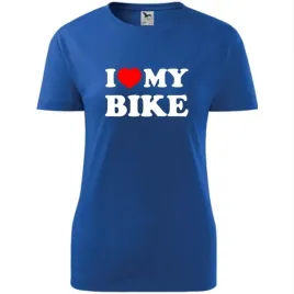 damska-koszulka-z-nadrukiem-rowerowa-i-love-my-bike-prezent-dla-rowerzystki