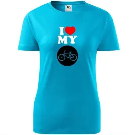 damska-koszulka-z-nadrukiem-rowerowa-i-love-my-bike-prezent-dla-rowerzystki