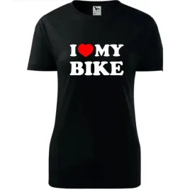 damska-koszulka-z-nadrukiem-rowerowa-i-love-my-bike-prezent-dla-rowerzystki