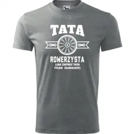 meska-koszulka-z-nadrukiem-rowerowa-tata-rowerzysta-prezent-dla-rowerzysty