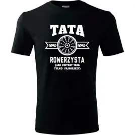 meska-koszulka-z-nadrukiem-rowerowa-tata-rowerzysta-prezent-dla-rowerzysty