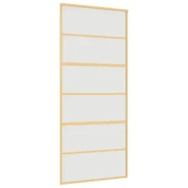 drzwi-przesuwne-zlote-90x205-cm-mrozone-szklo-esg-aluminium