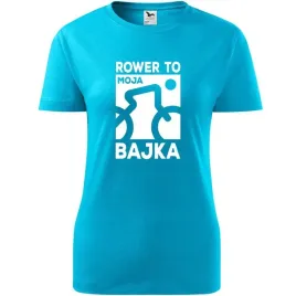 damska-koszulka-nadruk-rowerowa-rower-to-moja-bajka-prezent-dla-rowerzystki