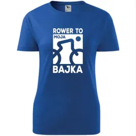 damska-koszulka-nadruk-rowerowa-rower-to-moja-bajka-prezent-dla-rowerzystki