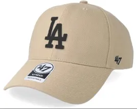 czapka-z-daszkiem-mlb-los-angeles-dodgers-clean-up-unisex-bezowa