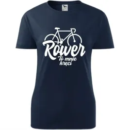 damska-koszulka-nadruk-rowerowa-rower-to-mnie-kreci-prezent-dla-rowerzystki