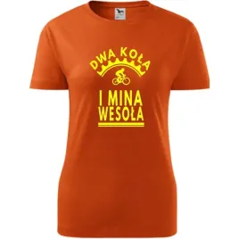 damska-koszulka-rowerowa-dwa-kola-i-mina-wesola-prezent-dla-rowerzystki-pom