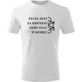 meska-koszulka-z-nadrukiem-rowerowa-zycie-jest-za-krotkie-zeby-stac-w-korku