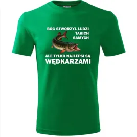 meska-koszulka-z-nadrukiem-najlepsi-sa-wedkarzami-prezent-dla-wedkarza-ziel