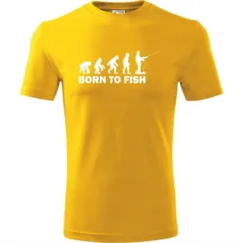 meska-koszulka-z-nadrukiem-born-to-fish-ewolucja-prezent-dla-wedkarza-zolty