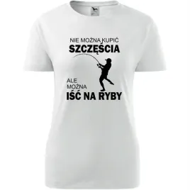 damska-koszulka-z-nadrukiem-nie-kupisz-szczescia-idz-na-ryby-dla-wedkarki