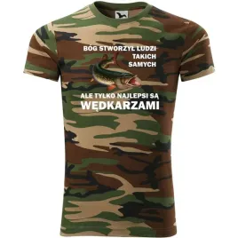 koszulka-moro-unisex-z-nadrukiem-bog-stworzyl-ludzi-najlepsi-sa-wedkarzami