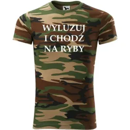 koszulka-moro-unisex-z-nadrukiem-wyluzuj-i-chodz-na-ryby-dla-wedkarza-moro