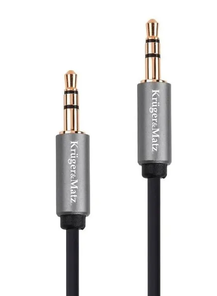 kabel-jack-35-mm-jack-35-mm-krugerandmatz-basic-300-cm-stan-opakowania-oryginalne