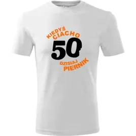 meska-koszulka-z-nadrukiem-kiedys-ciacho-50-dzisiaj-piernik-na-prezent-bial