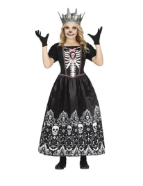stroj-szkielet-sukienka-146-152-77650bz-krolowa-nocy-halloween