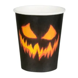 kubeczki-straszna-dynia-10szt-72319-halloween-papierowe-23cm
