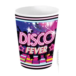 kubeczki-disco-fever-6szt-31143-lata-80-te-240ml-goraczka-sobotniej-nocy