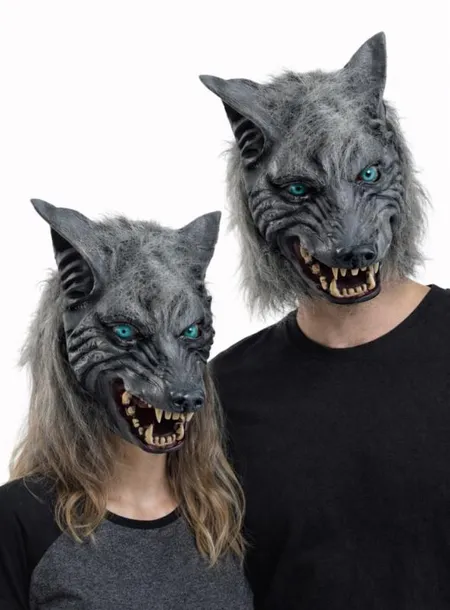 Maska Wilka Wilkołaka Lateksowa A2287 halloween