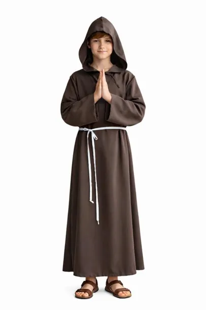 Strój Święty Franciszek ST117 146/152     Mnich Zakonnik Bal Świętych Maksy