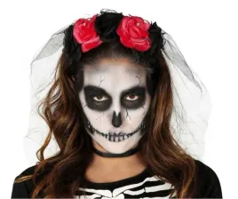 opaska-halloween-z-welonem-26268bz-rozami-meksykanska-dia-de-los-muertos-ti