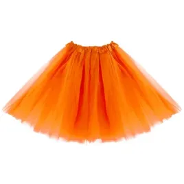stroj-spodniczka-pomaranczowa-135020-tutu-40cm-tiulowa