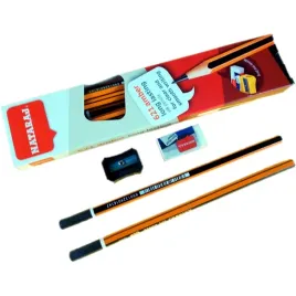 olowek-techniczny-hb-amber-12-szt-czarno-pomaranczowy-z-temperowka