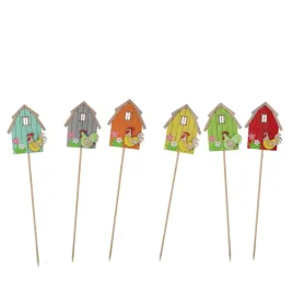 drewniane-domki-na-piku-z-kogutem-ozdoby-wielkanocne-toppery-6-szt-mix