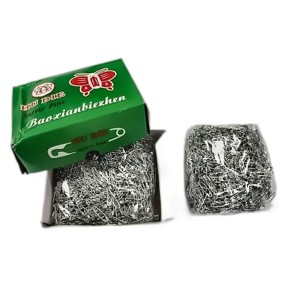 Agrafki metalowe krawieckie biurowe srebrne 20 mm zestaw 2000 szt.
