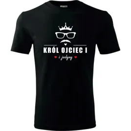 prezent-na-dzien-ojca-dla-taty-koszulka-meska-krol-ojciec-pierwszy-urodziny