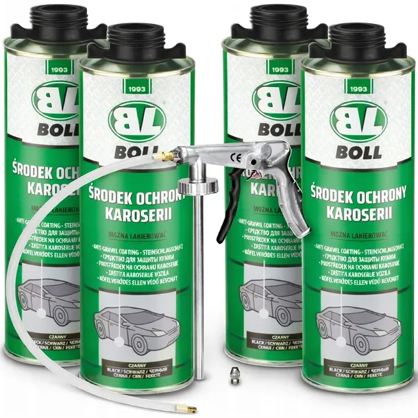 BOLL ZESTAW DO KONSERWACJI PODWOZIA 4x1L +PISTOLET