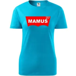 damska-koszulka-na-dzien-mamy-mamus-super-prezent-dla-mamy-urodziny-turkuso
