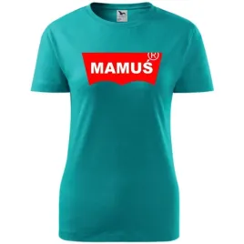 damska-koszulka-na-dzien-mamy-mamus-super-prezent-dla-mamy-urodziny-szmarag