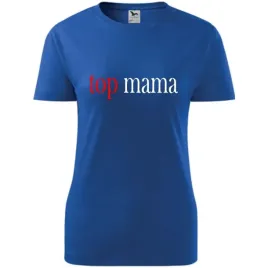 damska-koszulka-na-dzien-mamy-top-mama-super-prezent-dla-mamy-urodziny-nieb