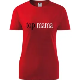 damska-koszulka-na-dzien-mamy-top-mama-super-prezent-dla-mamy-urodziny-czer