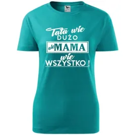 damska-koszulka-na-dzien-mamy-tata-wie-duzo-ale-mama-wie-wszystko-prezent-s