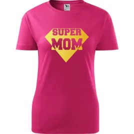 damska-koszulka-na-dzien-mamy-super-mom-na-prezent-dla-mamy-urodziny-malino