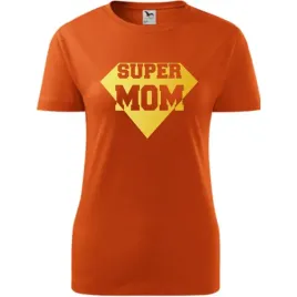 damska-koszulka-na-dzien-mamy-super-mom-na-prezent-dla-mamy-urodziny-pomara